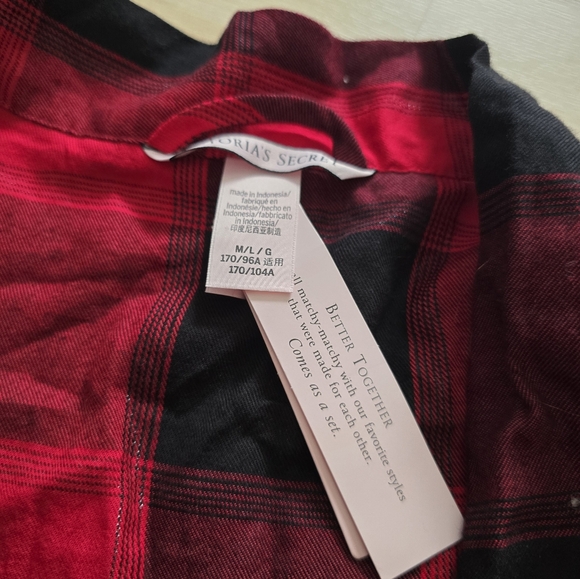 Victoria's Secret Matching Robe And Pajama Pants Size M/L NWT - Picture 8 of 16